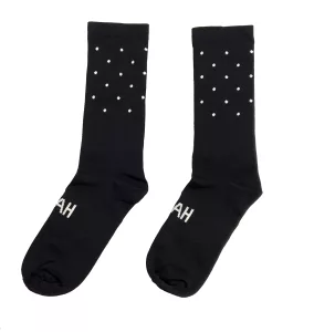 black yeah 6' socks